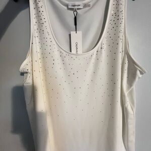 NWT Calvin Klein sleeveless blouse 2X